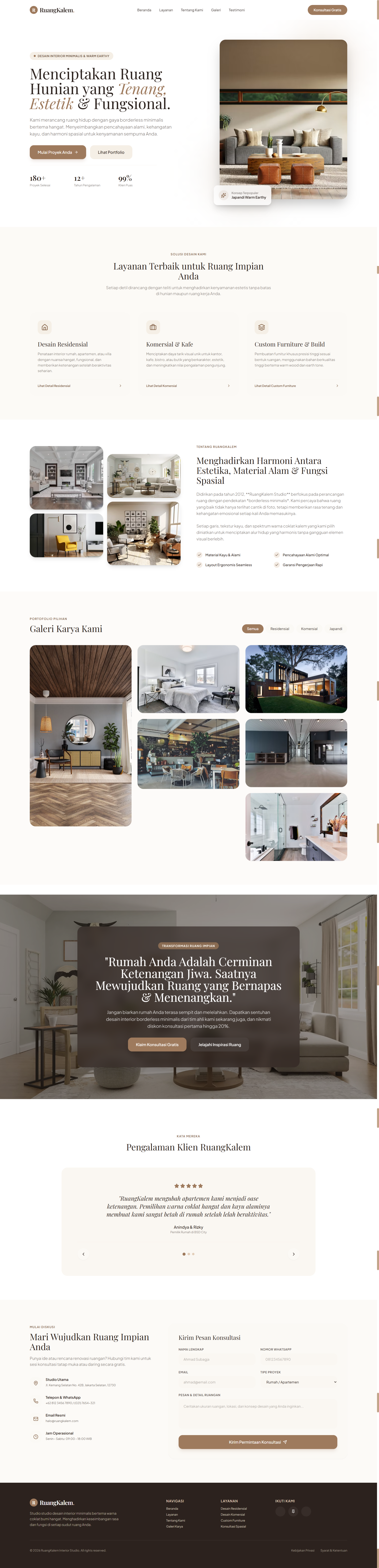 Preview tema Calm Chocolate
