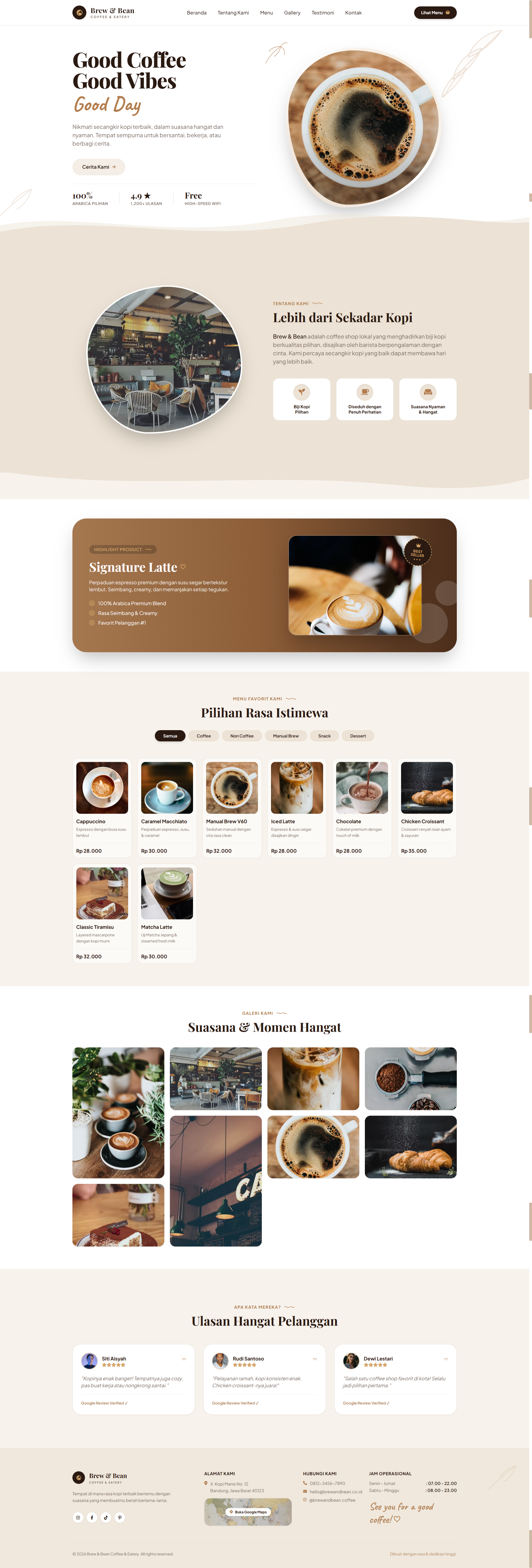 Preview tema Cappucino