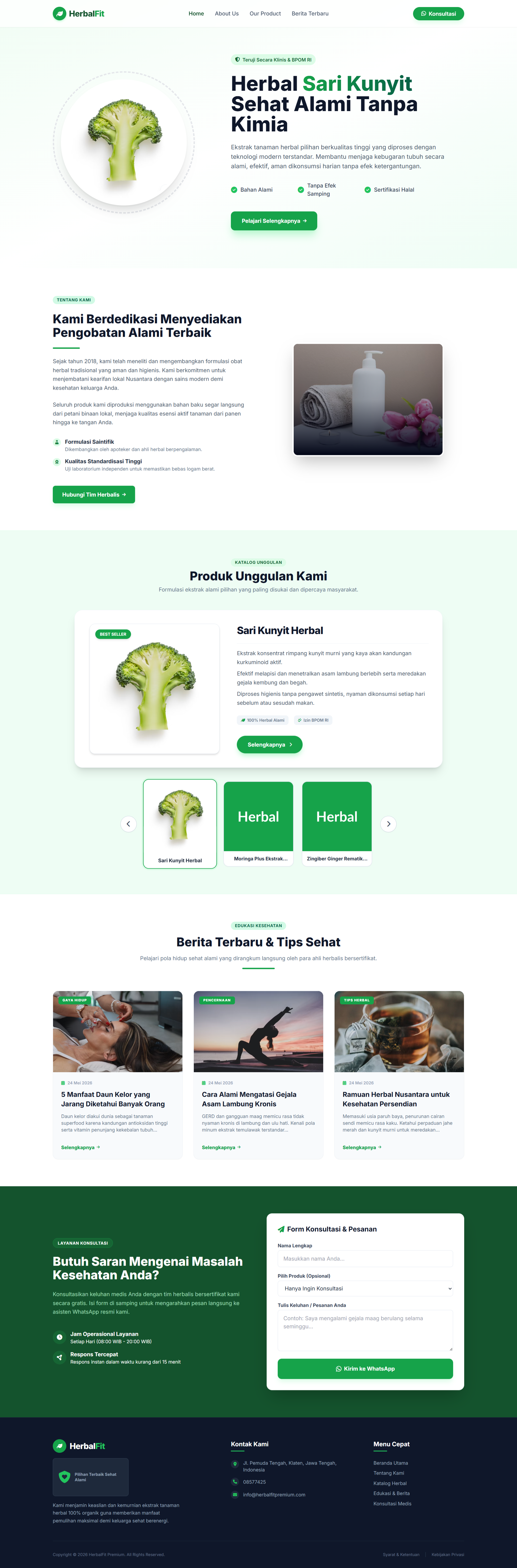 Preview tema Curcuma